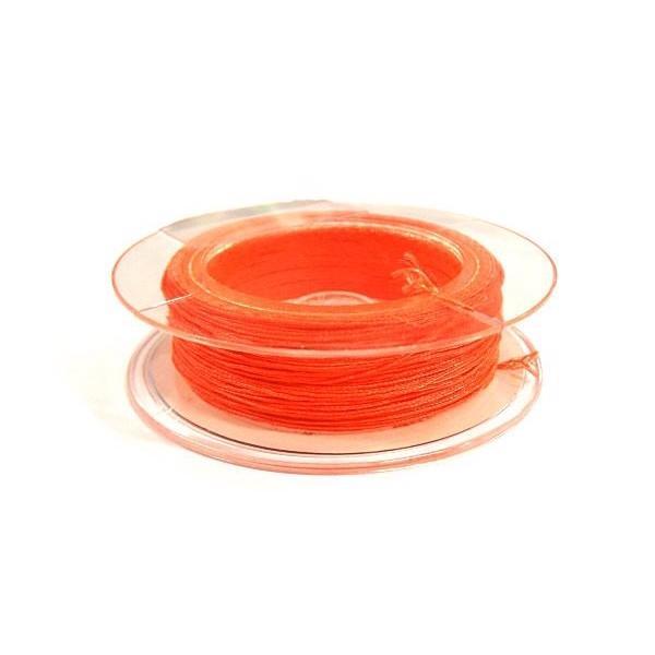 Flettet Bagline til Fluefiskeri - Orange 45m, 30 Lbs