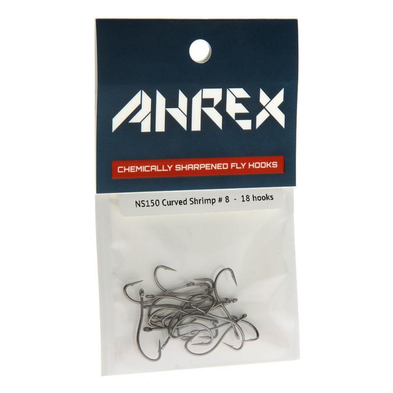 Ahrex Curved Shrimp NS 150 Fluekroge til Fluefiskeri