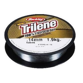 Trilene Fluorocarbon, 50m 0,22mm   3,7kg   Fluorocarbon fra Berkley