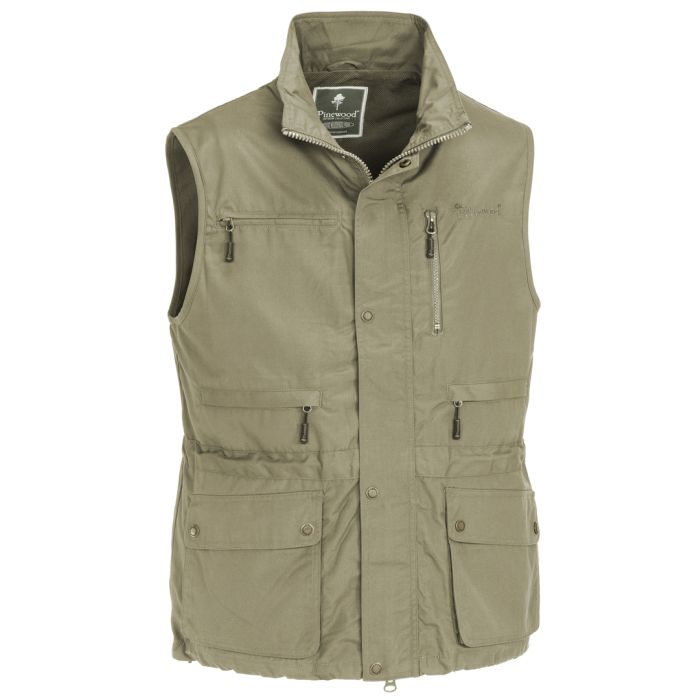 Nye Tiveden Vest L. Khaki fra Pinewood