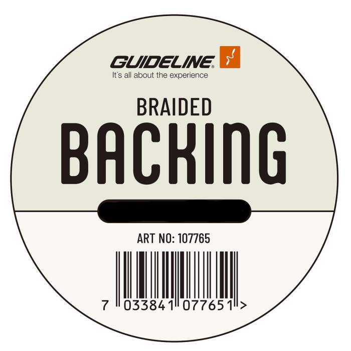 Braided Backing 30lbs Orange Metermål fra Guideline