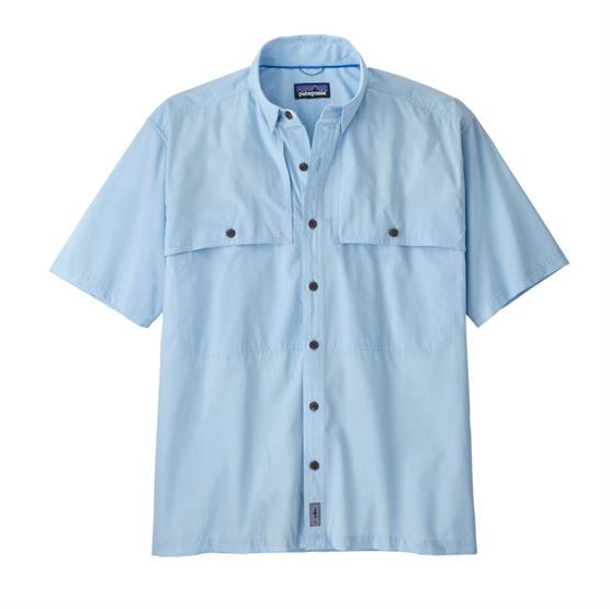 Patagonia Mens Island Hopper Shirt Chambray Lago Blue